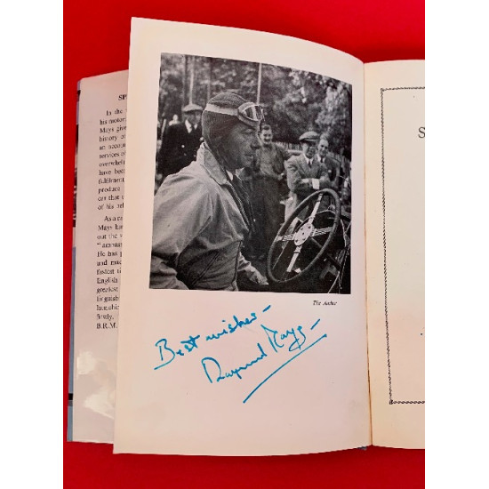 Split Seconds My Racing Years - Signed by Raymond Mays Split Seconds My Racing Years - Signed by Raymond Mays