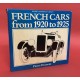 French Cars from 1920 to 1925 French Cars from 1920 to 1925