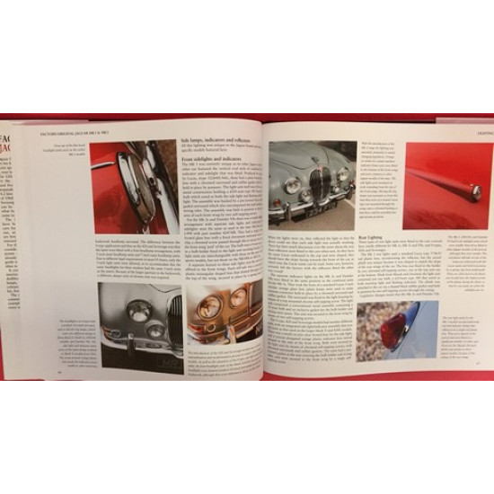 Factory Original Jaguar Mk 1 & Mk 2 Originality guide including 240, 340, S-Type, 420, Daimler V8 and Sovereign