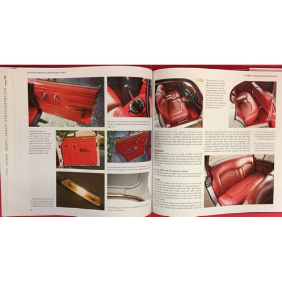 Factory Original Jaguar Mk 1 & Mk 2 Originality guide including 240, 340, S-Type, 420, Daimler V8 and Sovereign