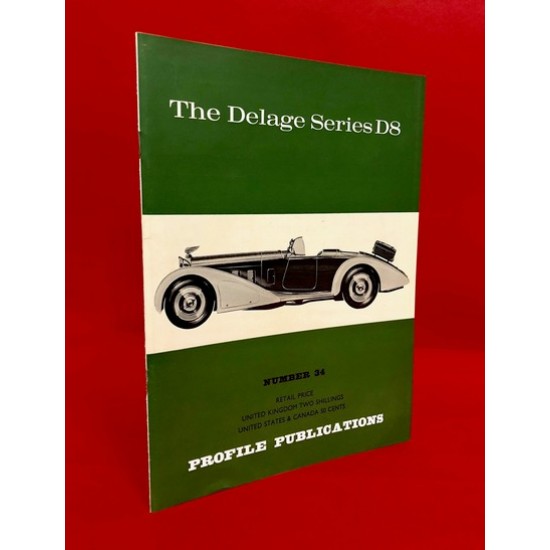Profile Publications No 34: The Delage Series D8