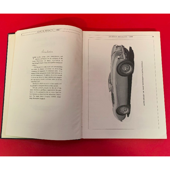 Austin- Healey 100 Service Manual - Series BN1 September 1956