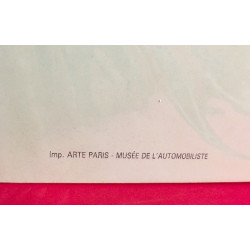 Monaco XIV Grand Prix 13 Mai 1956 Race Poster