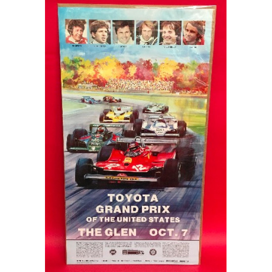 Toyota Grand Prix Of The United States Watkins Glen 1979 Official Race Poster