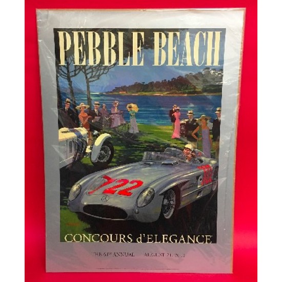 61st Annual Pebble Beach Concours D'Elegance 2011 Official Event Poster