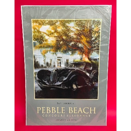 56th Annual Pebble Beach Concours D'Elegance 2006 Official Event Poster