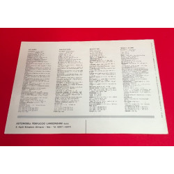 Lamborghini 350 GT Brochure