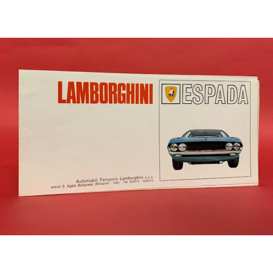 Lamborghini Espada Brochure Lamborghini Espada Brochure