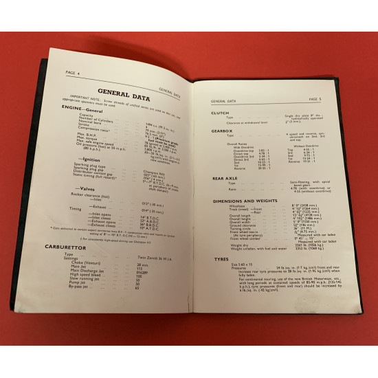 The Sunbeam Rapier Series III Owner's Handbook The Sunbeam Rapier Series III Owner's Handbook