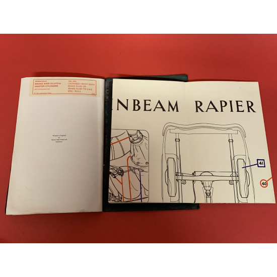 The Sunbeam Rapier Series III Owner's Handbook The Sunbeam Rapier Series III Owner's Handbook