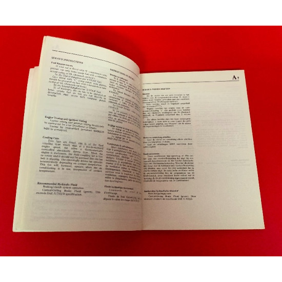 Jaguar XJS Driver's Handbook - Multlanguage