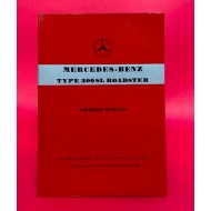 Mercedes-Benz Type 300SL Roadster Owner's Handbook
