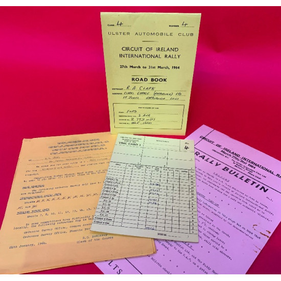 Circuit of Ireland International Rally 1964 - Road Book Circuit of Ireland International Rally 1964 - Road Book