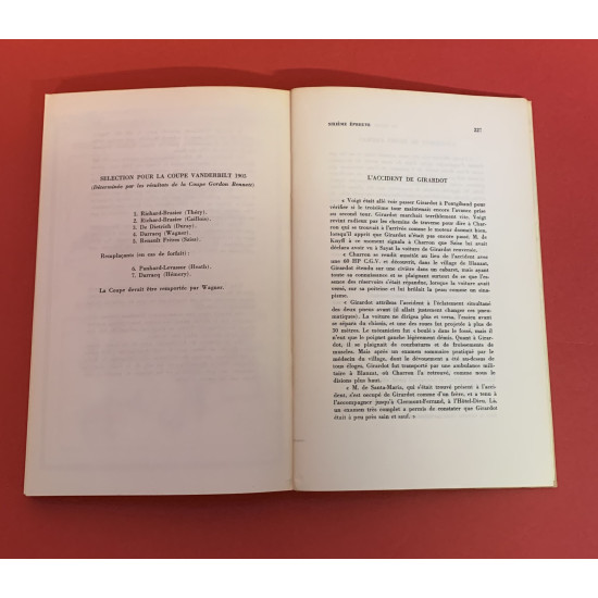 La Coupe Gordon Bennett Et Le Circuit D'Auvergne