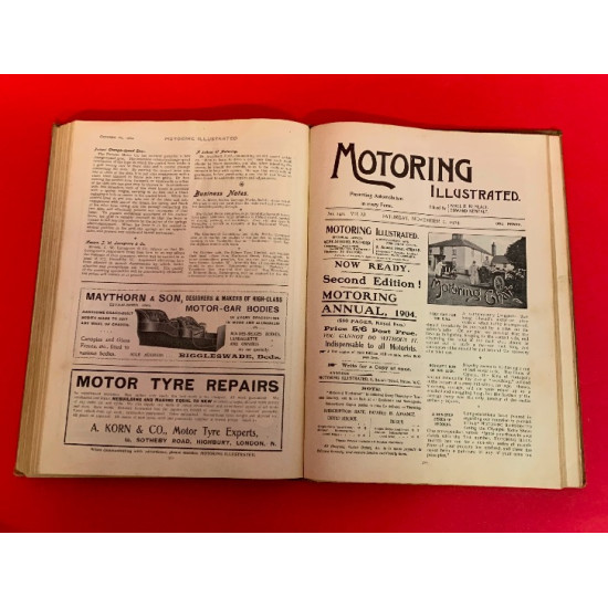 Motoring Illustrated Volume 11 Vol XI 1904 - Bound