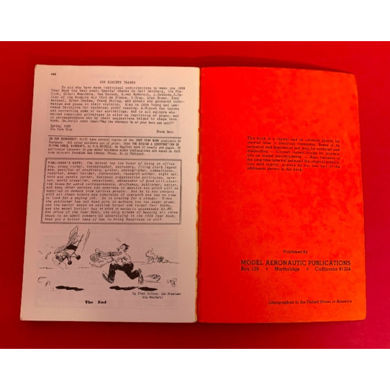 Model Aeronautics Yearbook 1938 - Reprint Model Aeronautics Yearbook 1938 - Reprint