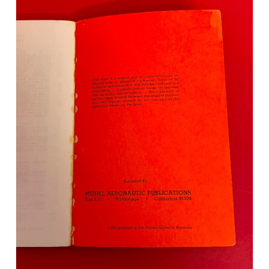 Model Aeronautics Yearbook 1937 - Reprint Model Aeronautics Yearbook 1937 - Reprint