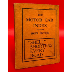 The Motor Car Index 1923 Edition