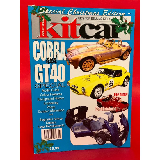 Kit Car Magazine Special Christmas Edition - Cobra and GT40 Special