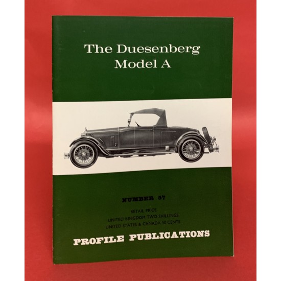 Profile Publications No 57: The Duesenberg Model A