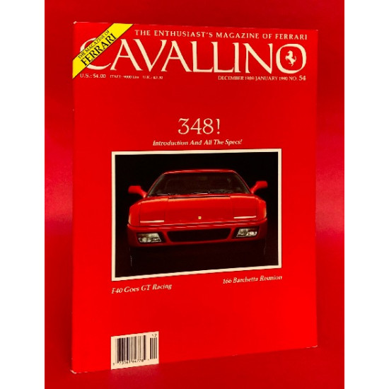 Cavallino Magazine No 54 December / January 1990 - Newsstand Edition Cavallino Magazine No 54 December / January 1990 - Newsstand Edition
