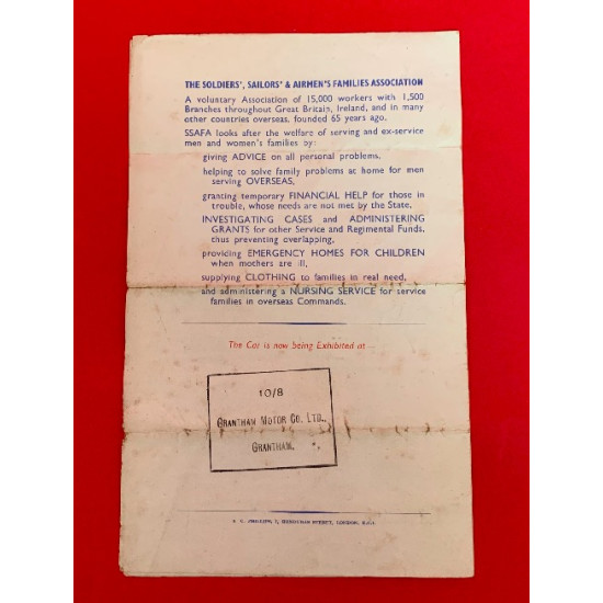 Hermann Goering's Bullet-Proof Car - Exhibition Flyer