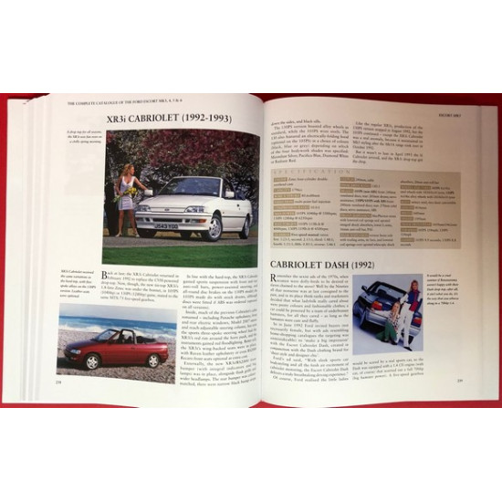 The Complete Catalogue of the Ford Escort MK3,MK4,MK5 & MK6