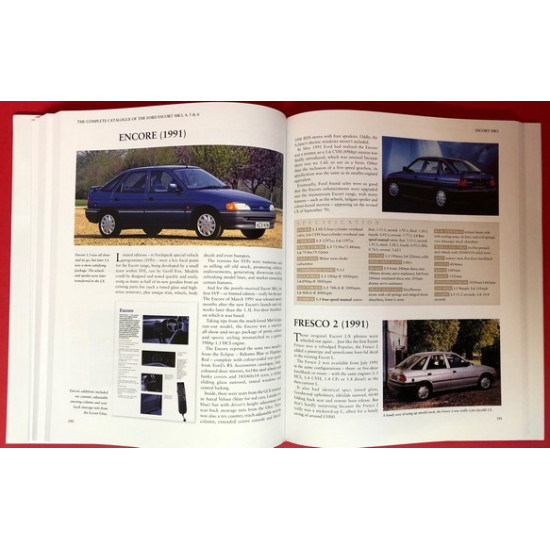 The Complete Catalogue of the Ford Escort MK3,MK4,MK5 & MK6