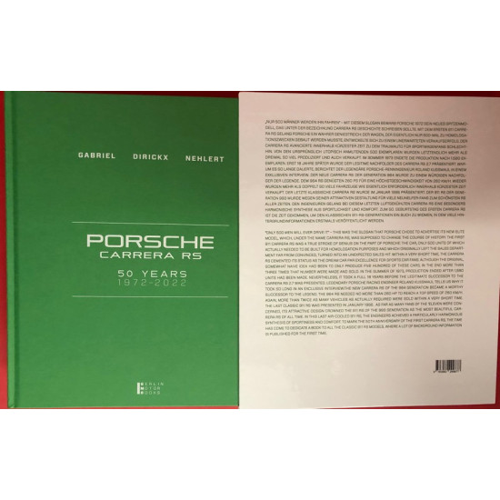 Porsche Carrera RS 50 Years 1972 - 2022