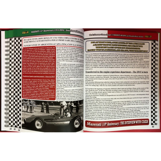 Menu Dei Motori 2023-2024 - 110th Maserati