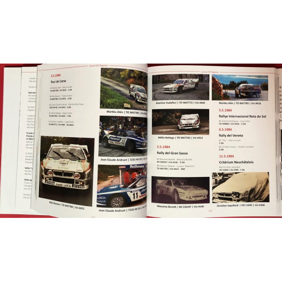 Lancia 037 + 038 Macchina da Corsa Registro