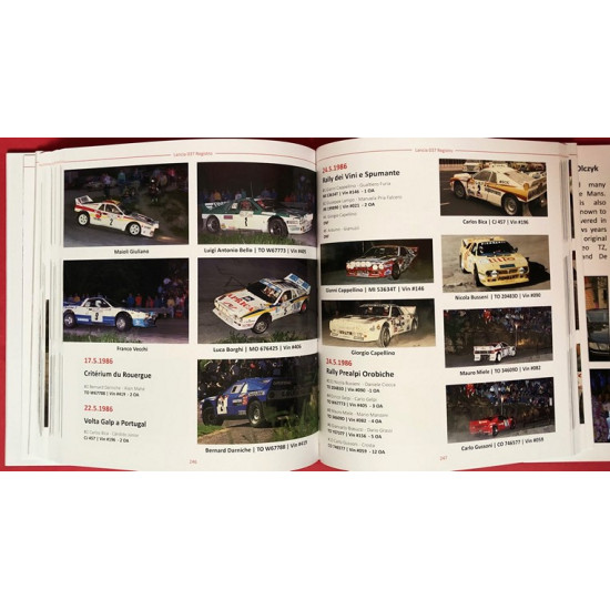 Lancia 037 + 038 Macchina da Corsa Registro