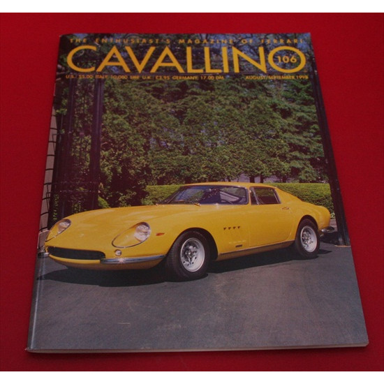 Cavallino Magazine No 106 August / September 1998