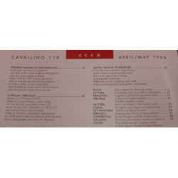 Cavallino Magazine No 110 April / May 1999