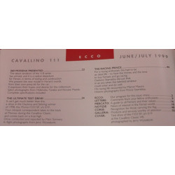 Cavallino Magazine No 111 June / July 1999