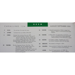 Cavallino Magazine No 124 August / September 2001 Cavallino Magazine No 124 August / September 2001