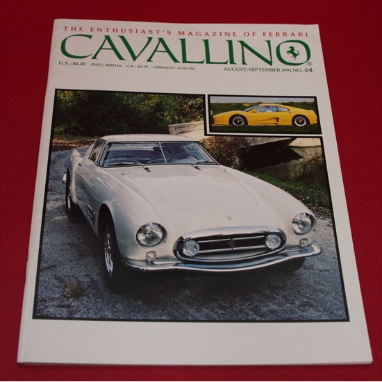 Cavallino Magazine No 64 August / September 1991 Cavallino Magazine No 64 August / September 1991