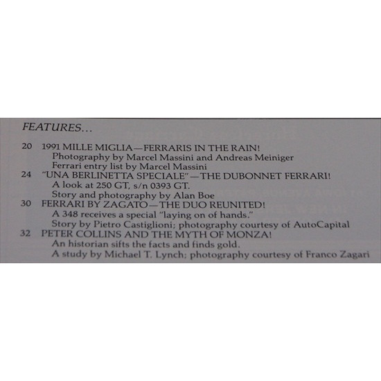 Cavallino Magazine No 64 August / September 1991 Cavallino Magazine No 64 August / September 1991