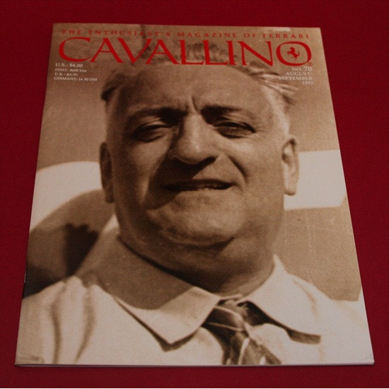 Cavallino Magazine No  70  August / September 1992