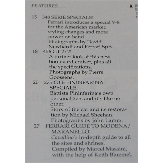 Cavallino Magazine No  73  February / March1993