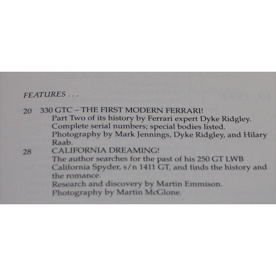 Cavallino Magazine No 76 August / September 1993 Cavallino Magazine No 76 August / September 1993