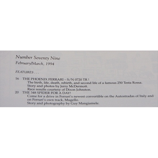 Cavallino Magazine No  79  February / March 1994