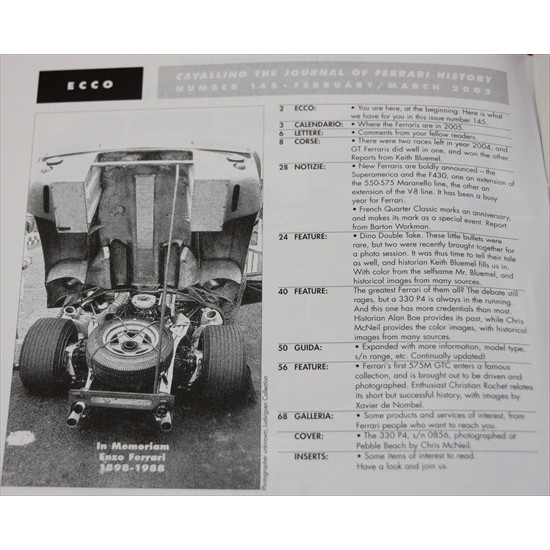 Cavallino Magazine No 145  Febuary / March 2005