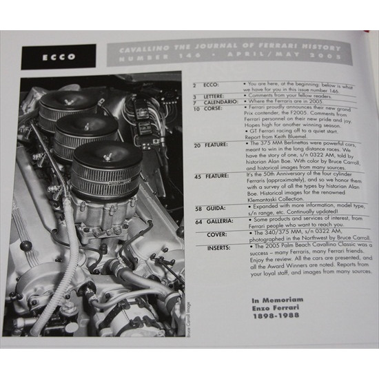 Cavallino Magazine No 146  April / May  2005