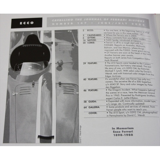 Cavallino Magazine No 147 June / July 2005 Cavallino Magazine No 147 June / July 2005