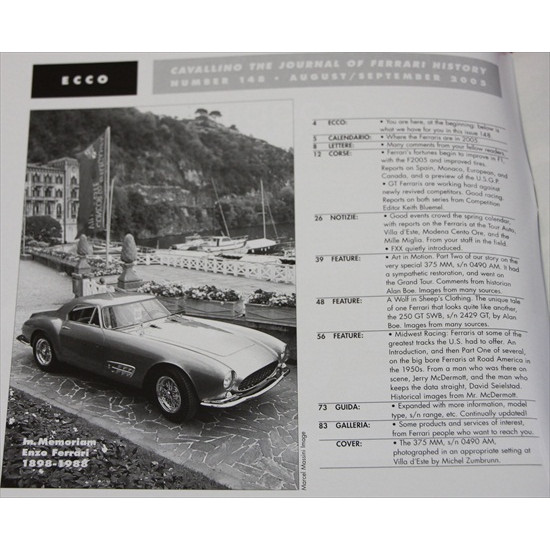 Cavallino Magazine No 148  August / September   2005