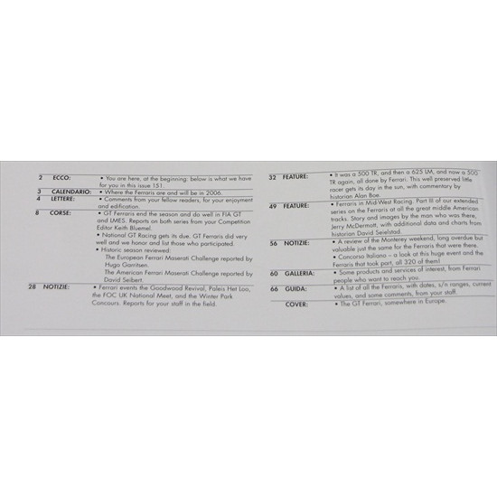 Cavallino Magazine No 151 February / March 2006