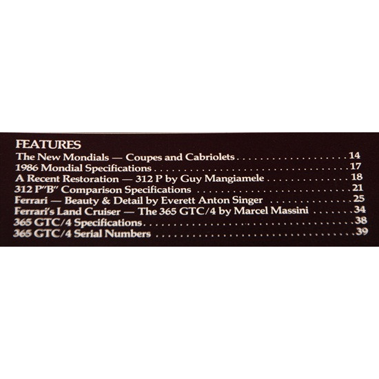 Cavallino Magazine  No 31 February / March 1986