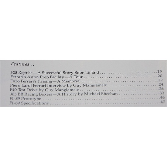 Cavallino Magazine No  47  October / November  1988