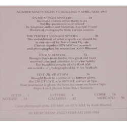 Cavallino Magazine No  98  April / May 1997